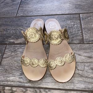 Jack Rogers Lauren Sandal. Platinum Size 8